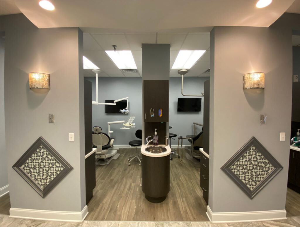 two patient rooms at diamond dental service